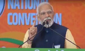 pm modi at natinal convention 1