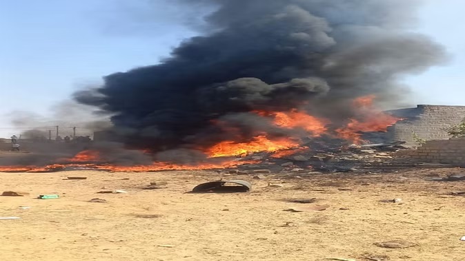 Indian Air Force aircraft crashed