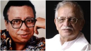 राहुल देव बर्मन और गुलज़ार।